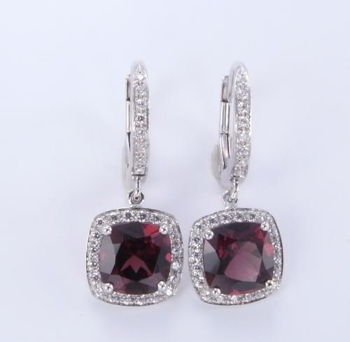 BO ARGENT RHODOLITE ZIRCON