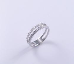 BAGUE ARGENT 925/00 ZIRCON T53