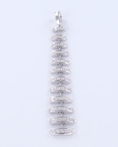 PENDENTIF ARGENT 925/00 ZIRCON