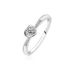 BAGUE ARGENT 925/00 1.71g 1 ZIRCON 0.30 6 ZIRCON 0.02 T54