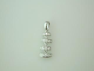 PENDENTIF ARGENT 925/00 ZIRCON