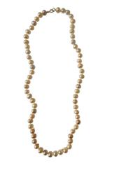 COLLIER OR JAUNE 750/00 0.17g EAU DOUCE CHINE 5,5/6MM BAROQUE NATUREL