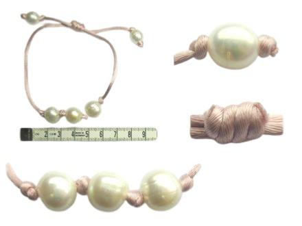 BRACELET EAU DOUCE CHINE 11/12MM BAROQUE BLANCHE