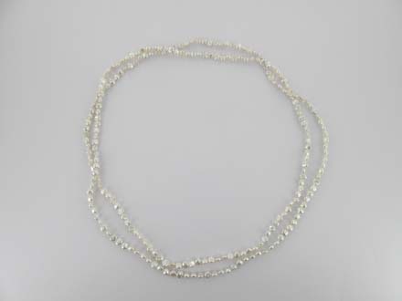 SAUTOIR EAU DOUCE CHINE 4,5/5MM KESHI BLANCHE