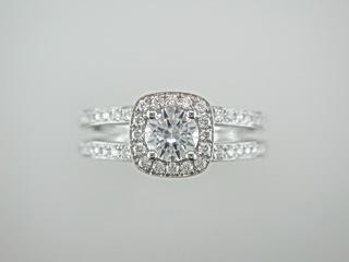 BAGUE ARGENT 925/00 2T54 6.75g ZIRCON Zc0.70ct + 0.38ct 