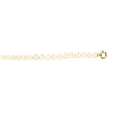 COLLIER OR JAUNE 750/00 PERLE DE CULTURE AKOYA JAPON 8/8,5MM