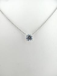 COLLIER ARGENT 925/00 SN0.50ct SV2.57